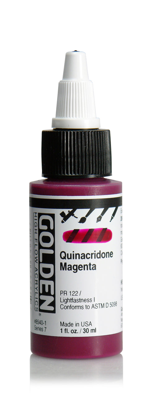 HIGH FLOW ACRYLIC PAINT  QUINACRYLIC PAINT IDONE MAGENTA